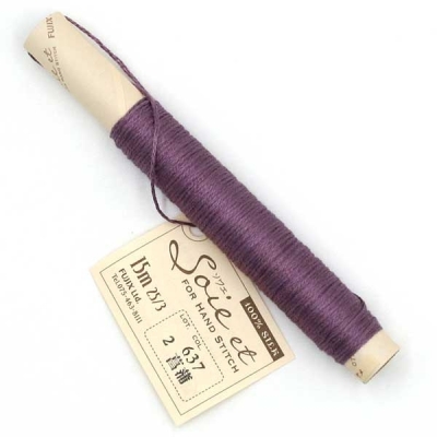후직스 실크 자수실 Soie et 단색 637