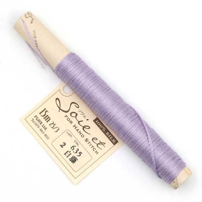 후직스 실크 자수실 Soie et 단색 635